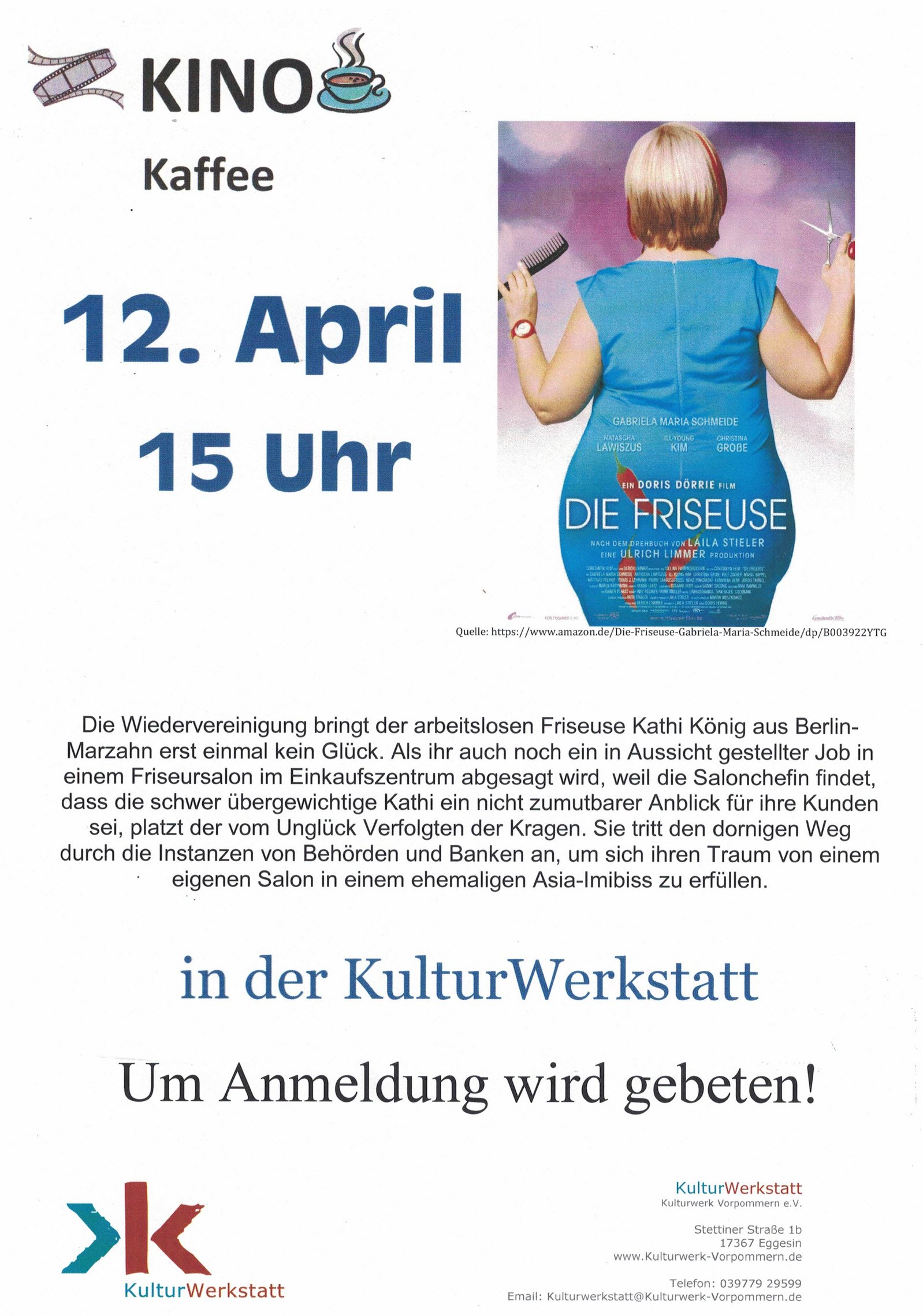 zeigt Veranstaltungsplakat