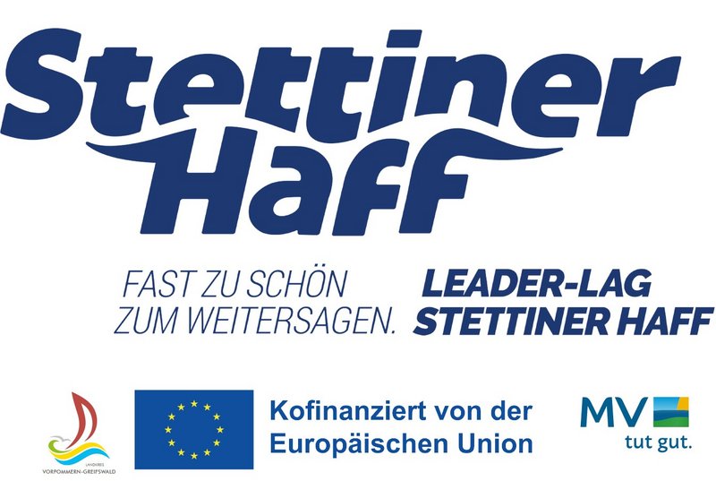 zeigt Logo der LEADER-LAG "Stettiner Haff"