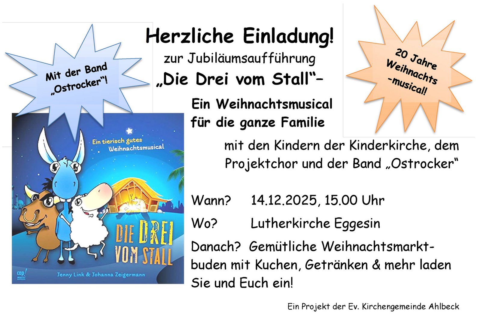 zeigt Veranstaltungseinladung