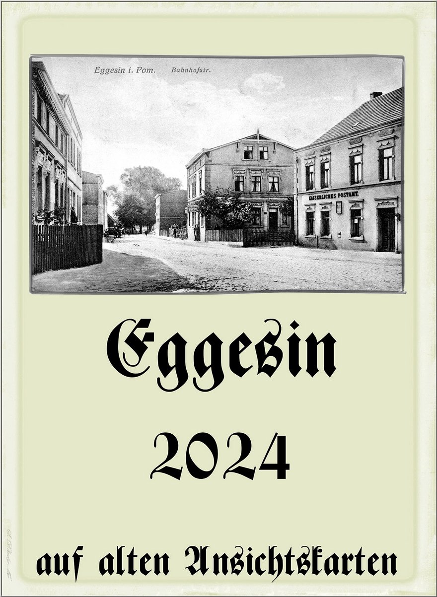 zeigt Deckblatt Kalender Eggesin 2024