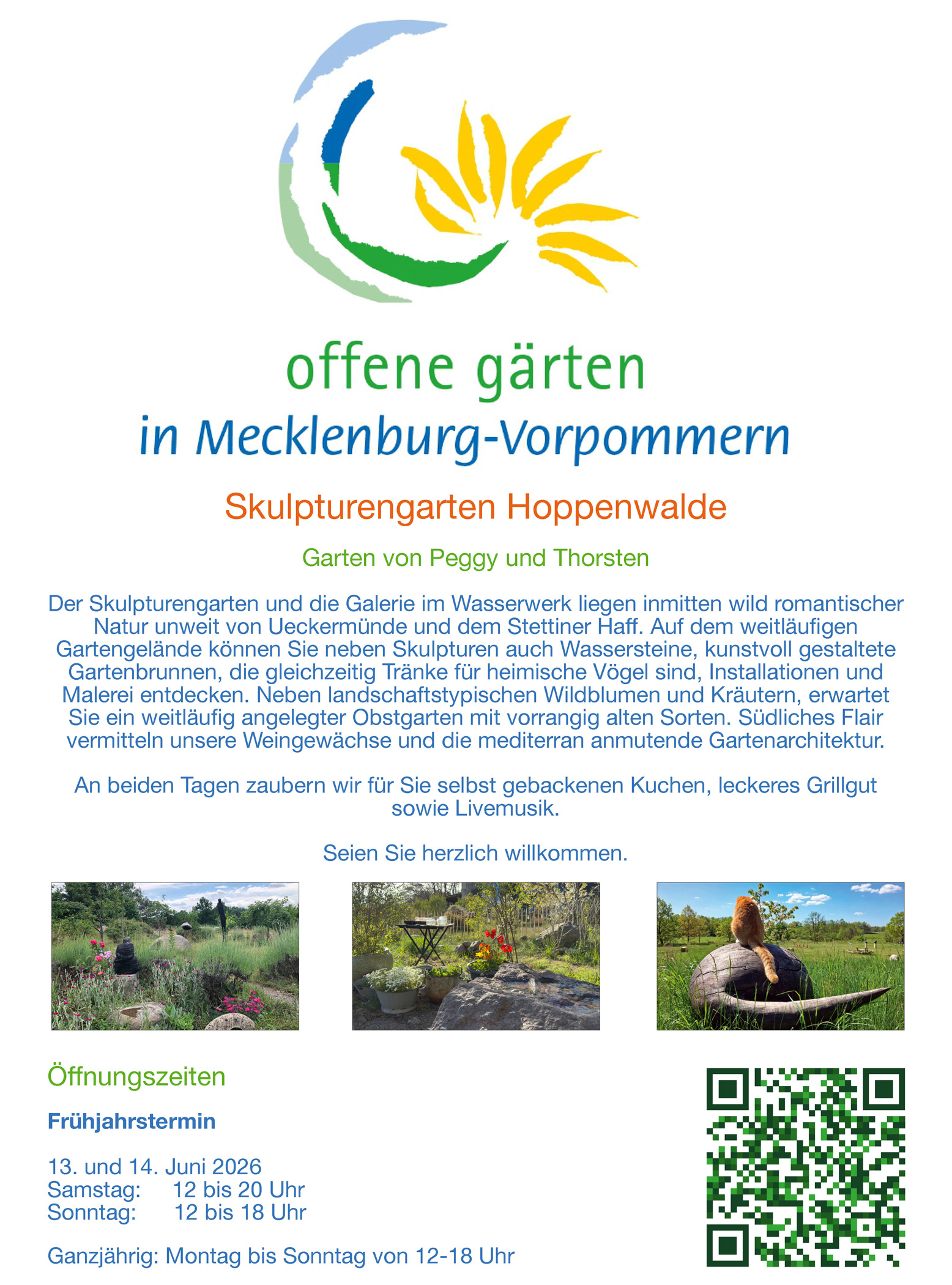 zeigt Veranstaltungsplakat mit Detailinformationen