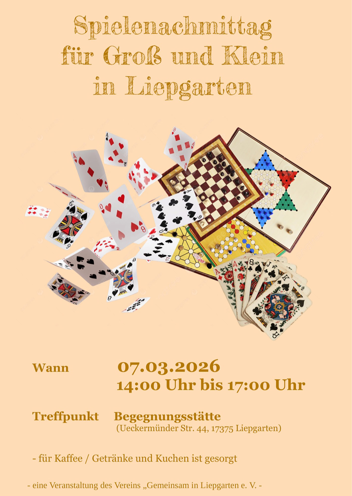 zeigt Veranstaltungsplakat