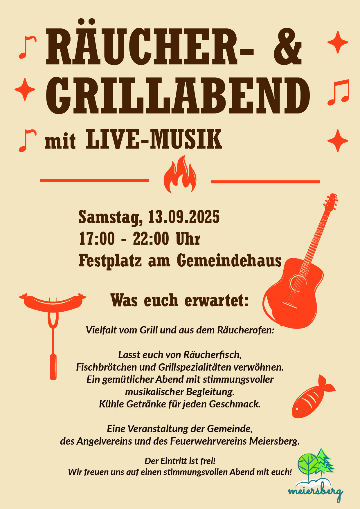 zeigt Veranstaltungsplakat